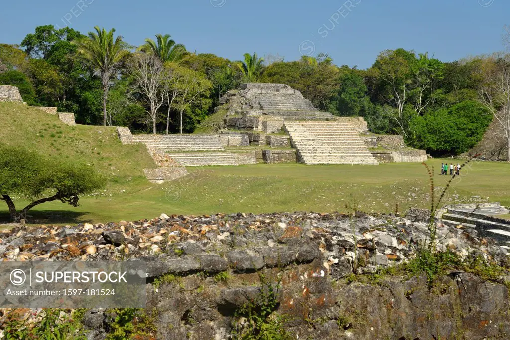 Belize City, Central America, Belize, Altun HA, Maya, archaeological, pyramid, Indian