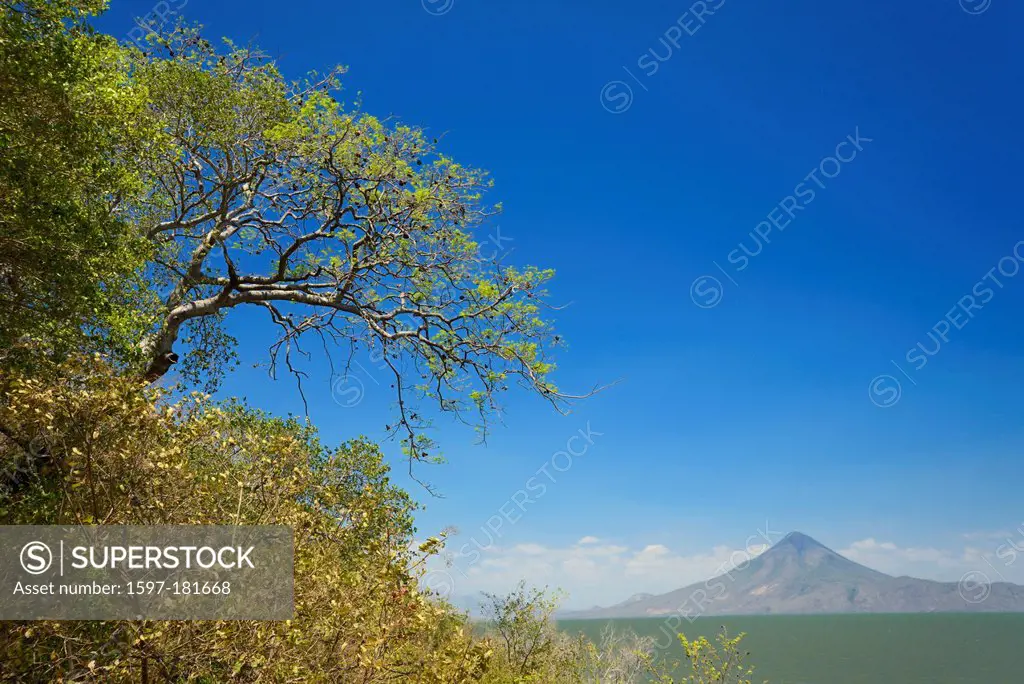 Central America, Nicaragua, managua, lake, momotombo, volcano,