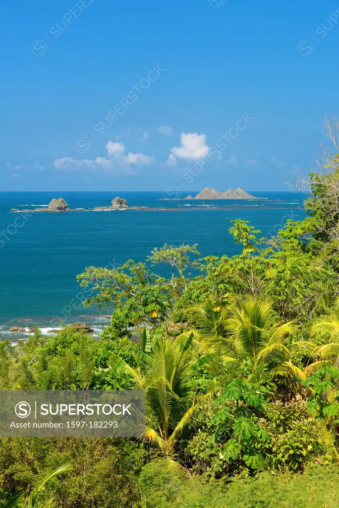Central America, Costa Rica, Puntarenas, coast, pacific, tropical, landscape, nature, Puntarenas,