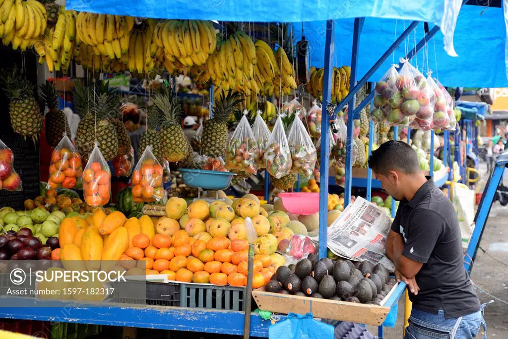 Central America, Costa Rica, Cartago, market, fruit, Cartago,