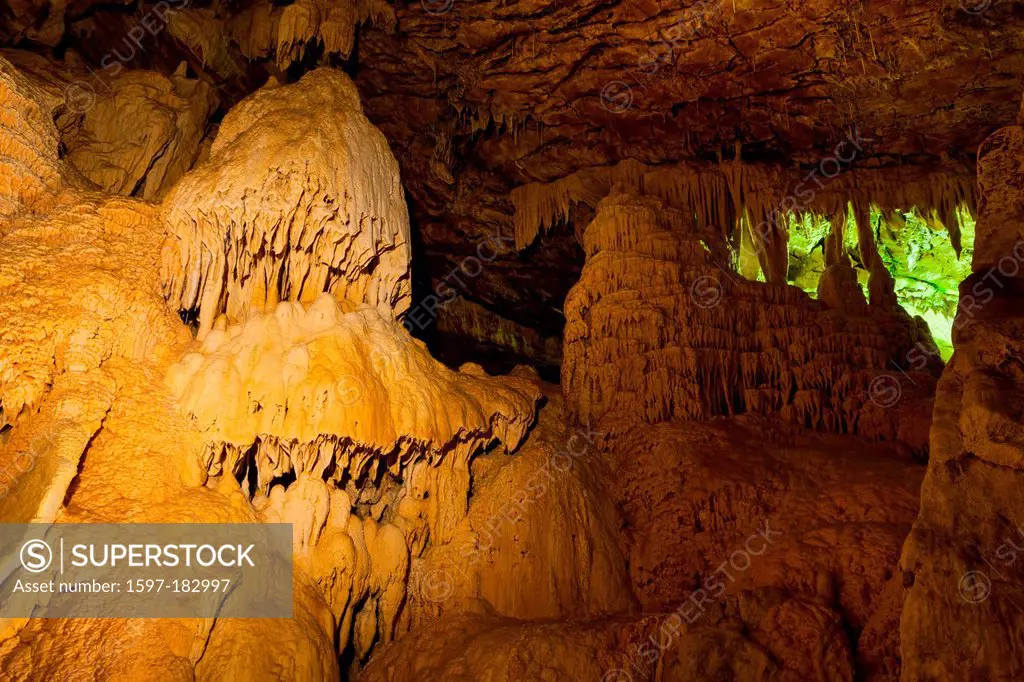 Grottes de Vallorbe, Switzerland, Europe, canton, Vaud, Vaud Jura, cave, limestone cave, dripstones