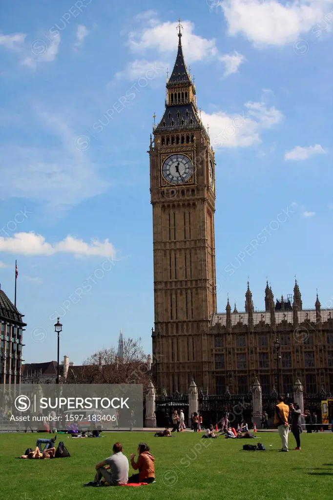 London, England, Great Britain, UK, United Kingdom, Parliament Square, Big Ben, place, space,