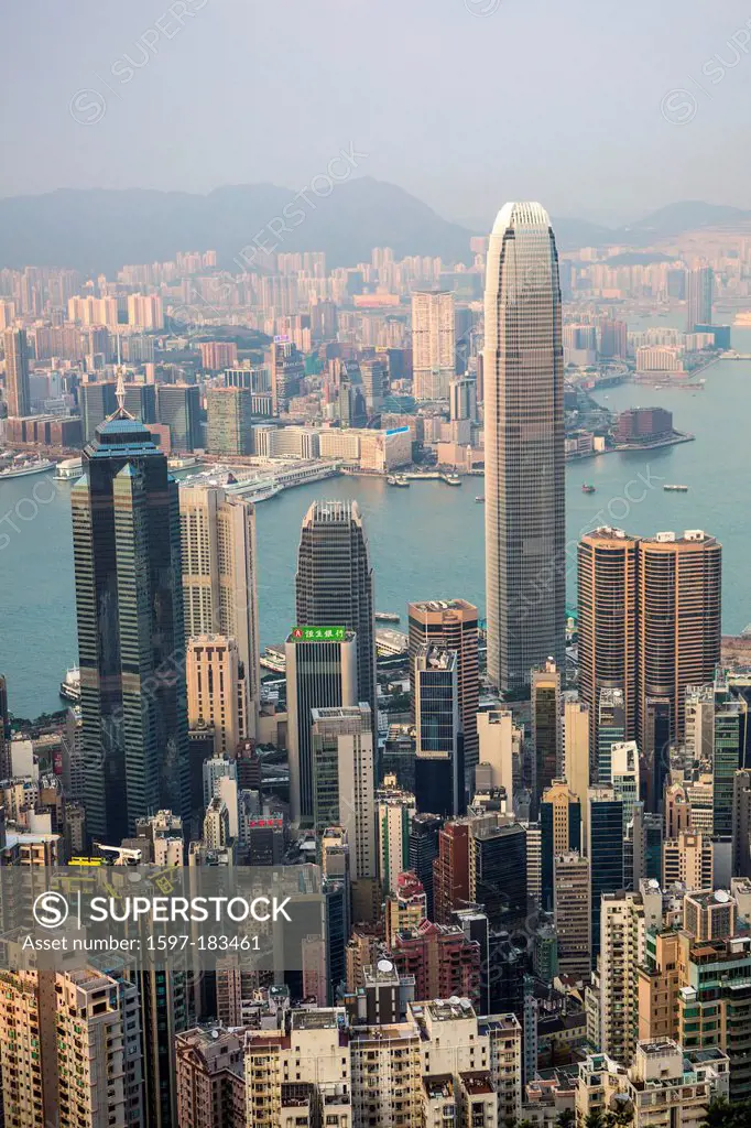 Hong Kong, China, Asia, City, Central Hong Kong, China, Asia, International, Finance, Building, architecture, buildings, central, modern, skyline, sky...
