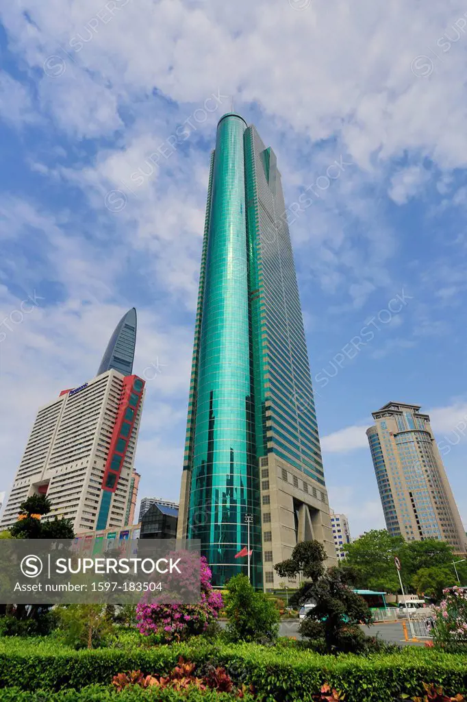 China, Shenzhen, City, Asia, Shun Hing Square, Building, China, Asia, Shun Hing, architecture, modern, new, skyline, skyscraper, square, tall, tower, ...