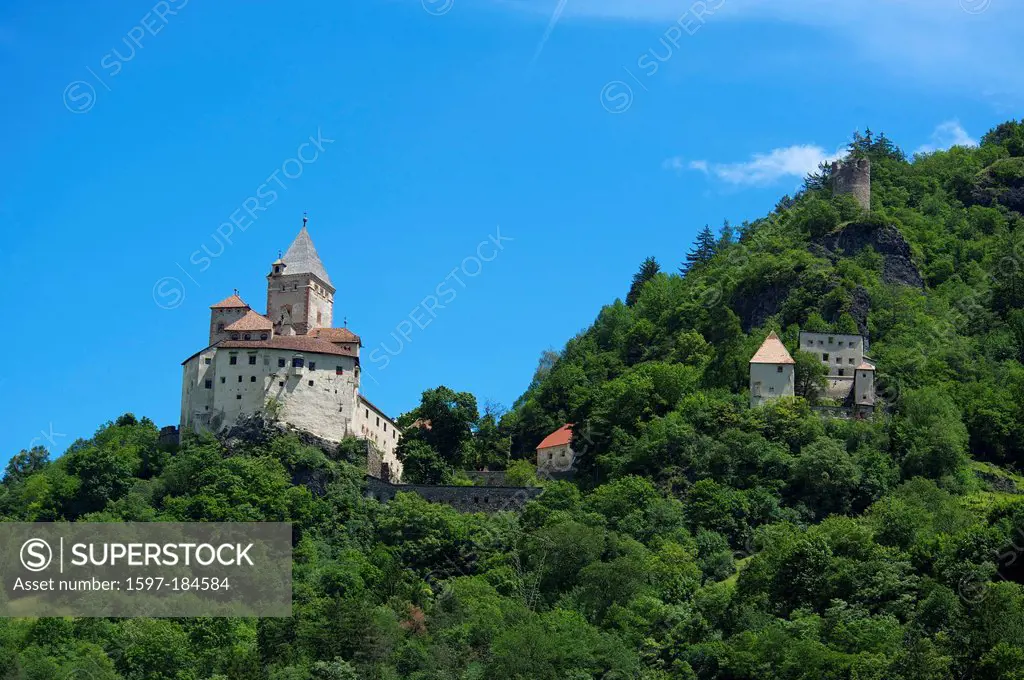 South Tirol, Italy, Europe, Waidbruck, Trentino, consolation castle, castle, building, construction, architecture, fortress, outside, day,