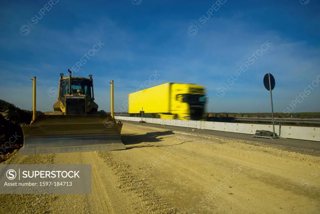 Alb, highway, building site, road project, construction work, construction branch, construction vehicle, construction equipment, building industry, co...