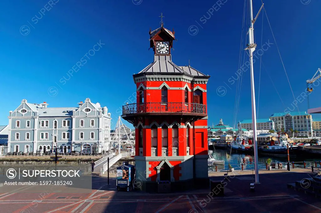 Waterfront, Clock Tower, Cape Town, South Africa, Africa, building