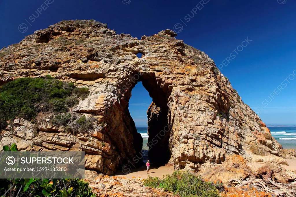 Cathedral Rock, Keurboom, beach, South Africa, Africa, rock, arch