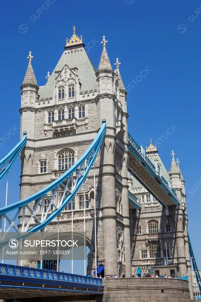 England, London, Southwark, Tower Bridge