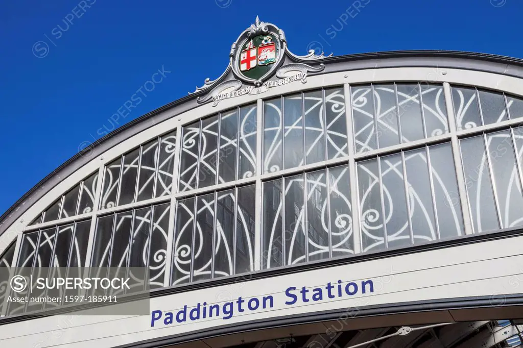 England, London, Paddington Station