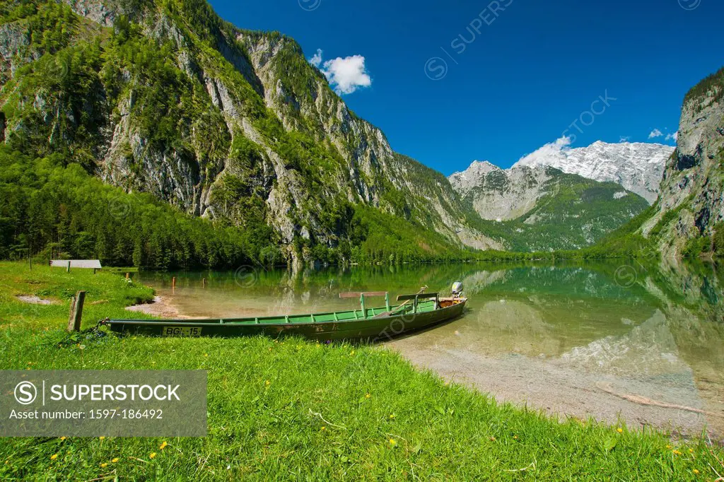 Bavaria, Germany, Europe, Upper Bavaria, Berchtesgaden country, Berchtesgaden, sky, Alps, mountains, cliff, stone, stones, national park, park, nation...