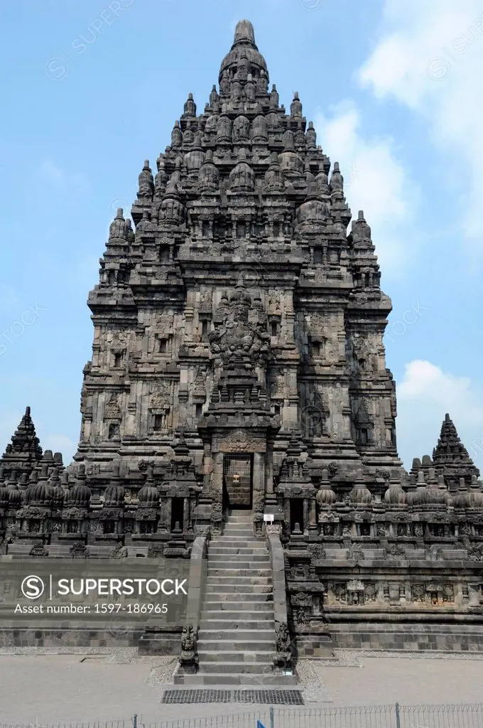 Asia, Indonesia, Java, Prambanan, Hinduism, towers, temples, stair