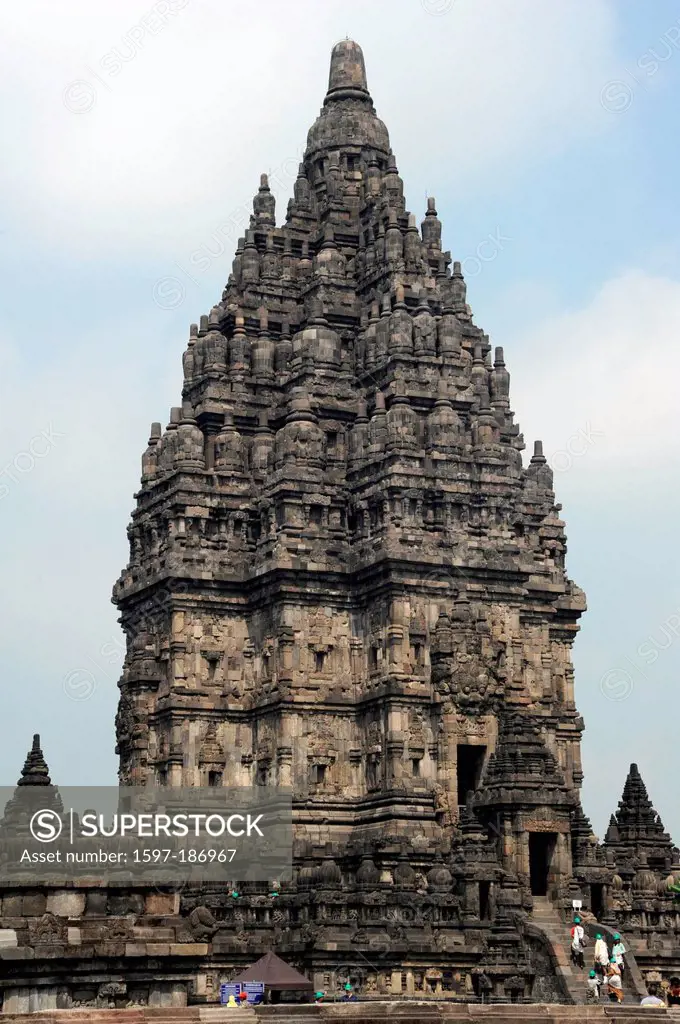 Asia, Indonesia, Java, Prambanan, Hinduism, towers, temples,
