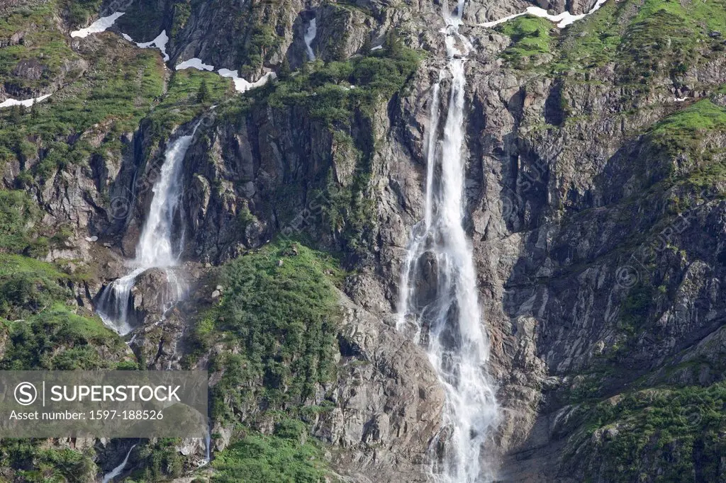 Switzerland, Europe, canton, Bern, Bernese Alps, Bernese Oberland, waterfall, Schmadribachfälle, Lauterbrunnental