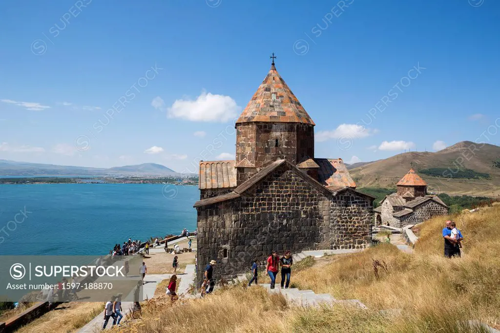 Armenia, South Caucasus, Caucasus, Eurasia, Sevan, Sevanavank, architecture, famous, history, historical, lake, monastery, religion, landmark, skyline...