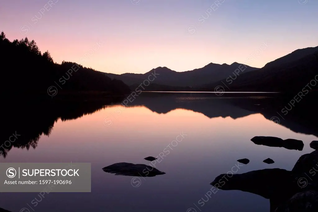 Snowdon from Capel Curig, Gwynedd, Wales