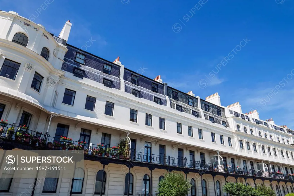 UK, United Kingdom, Europe, Great Britain, Britain, England, Kent, Dover, Waterloo Crescent, Seafront, Victorian, Victorian Architecture