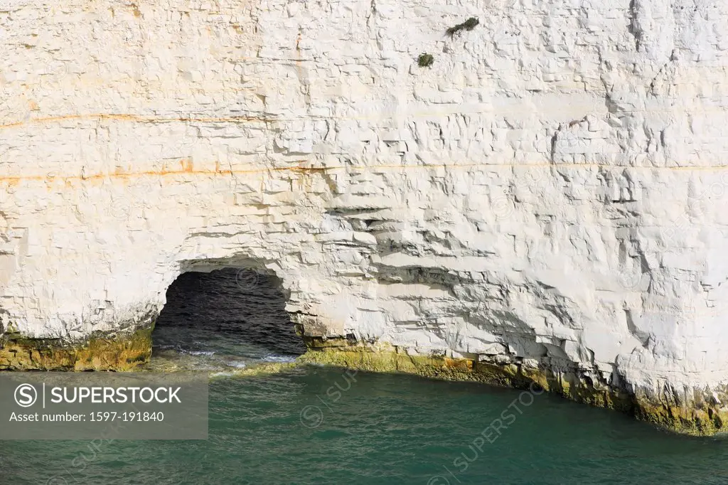 Arch, Bournemouth, bay, Dorset, England, Europe, erosion, cliff, rock, cliff, rocky cliffs, bodies of water, Great Britain, Jura, Jurassic, lime, lime...
