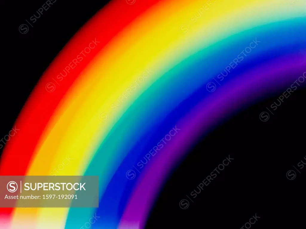 Rainbow, colors, spectral colors, light, arranged