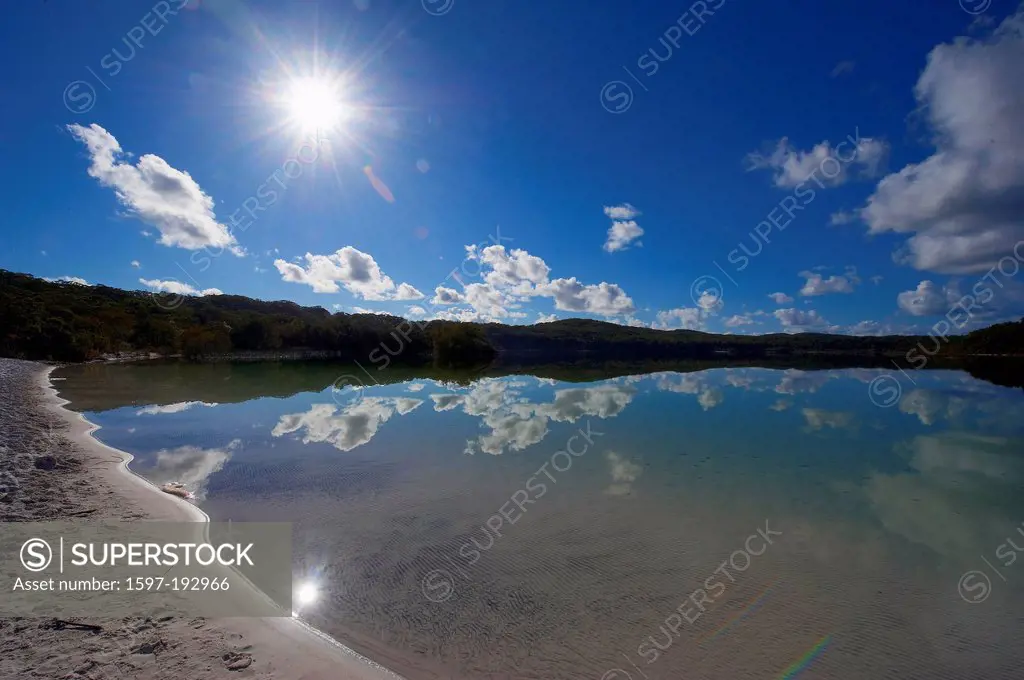 Australia, Fraser Island, national park, Queensland, water, sun