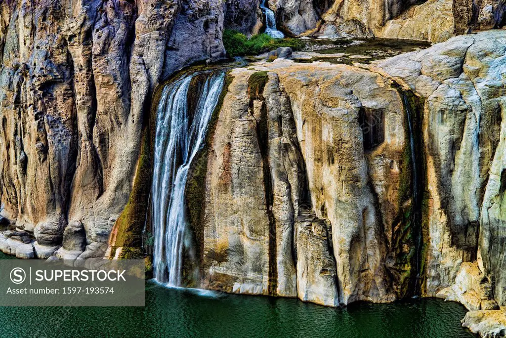 Shoshone falls, snake river canyon, Twin Falls, water falls, Idaho, USA, United States, America, river