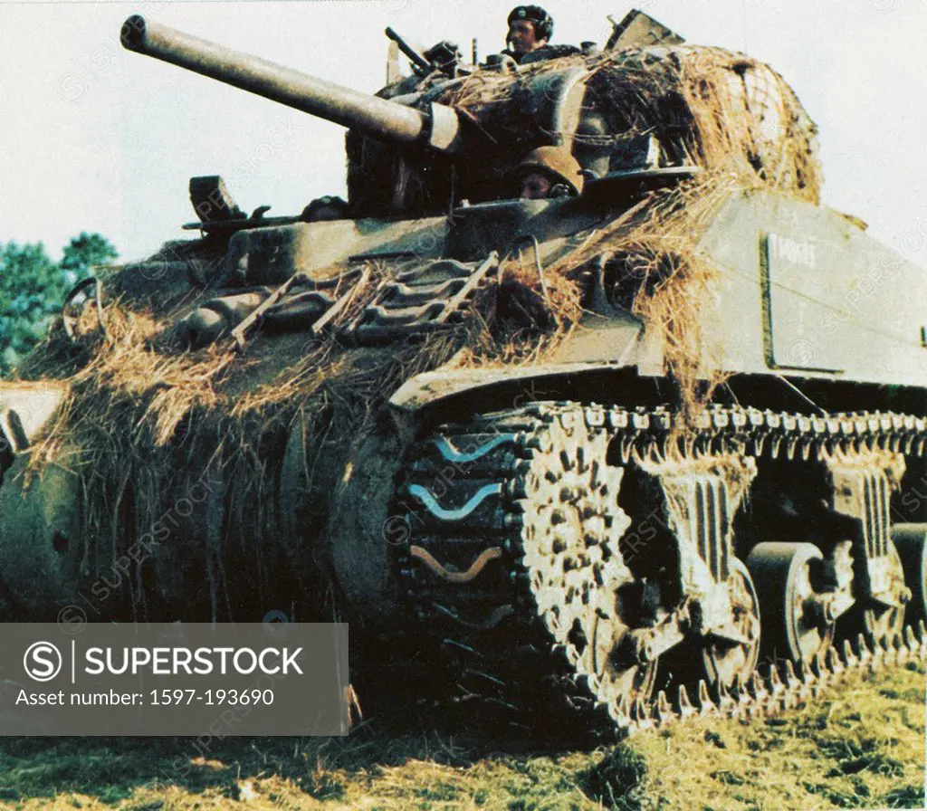 WW II, historical, war, world war, second world war, operation Overlord, Overlord, invasion, allies, Allied Forces, American, Sherman, M4, tank Britis...