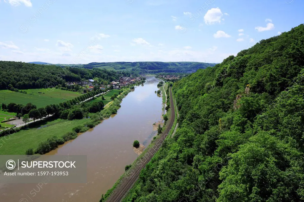 Germany, Europe, Beverungen, Weser, Weserbergland, nature reserve, Teutoburg forest, Eggegebirge, Ostwestfalen-Lippe, Ostwestfalen, Westphalia, North ...