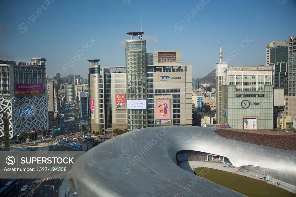 Center Building, Dongdaemun, Korea, Asia, Seoul, architecture, city, culture, history, new, skyline, touristic, travel, Culture Center