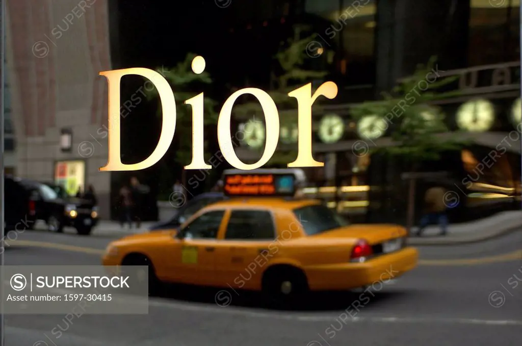 Christian Dior, shop, loading, business, shop, window, windowpane, fashion, boutique, luxury, shopping, taxi, Yello ca