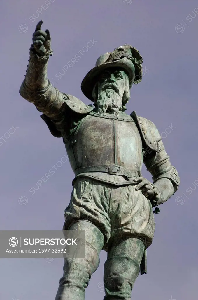 Juan Ponce de Leon, Puerto Rico, Conquistador, Caribbean, Statue, Monument, Sculpture, Statue, San Juan
