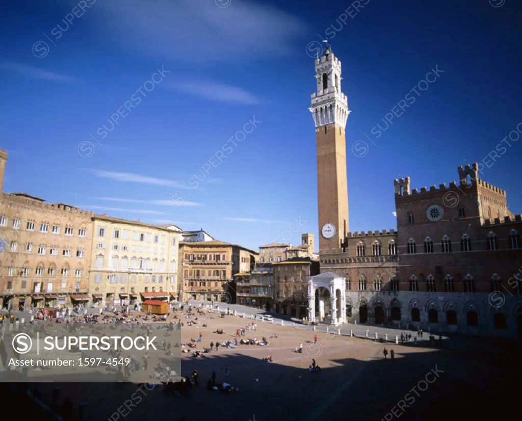 10495528, Italy, Europe, people, Piazza del Campo, Siena, sienna, tower, rook, place,