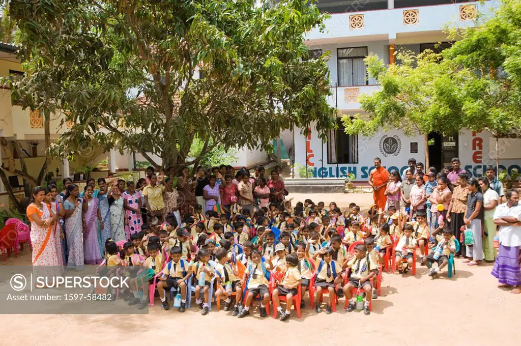 Sri Lanka, Asia, Pre School children, staff and parents, photo, parents, Pre_School, school, children, kid, 4, 5, puplis, staff, learn, educate, educa...