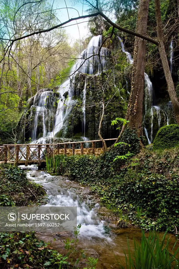 Spain, Aragon Region, Zaragoza Province, Monasterio de Piedra Natural Park