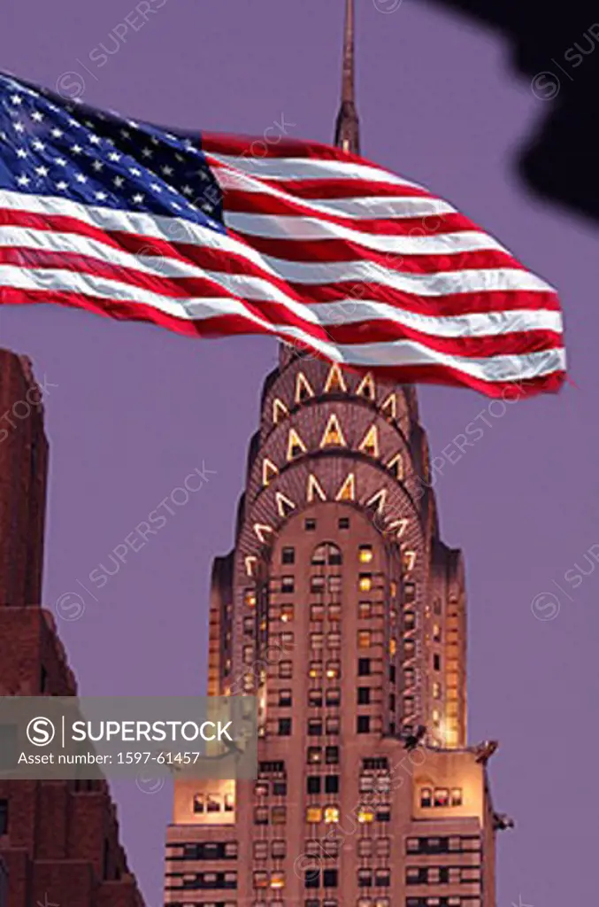 American Flag, New York, New York, USA