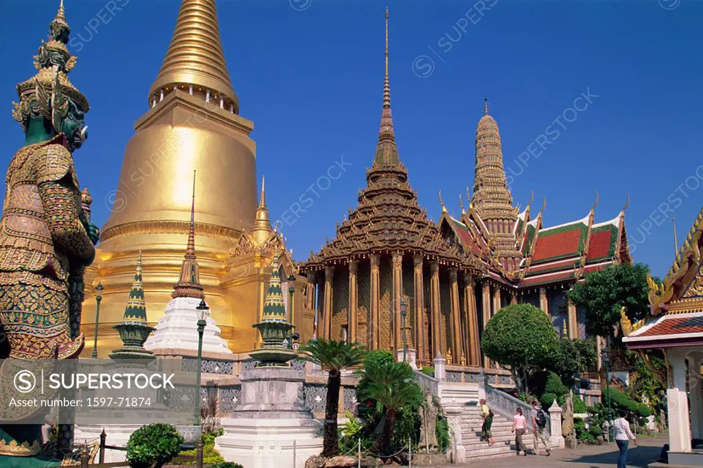 10854946, Asia, Thailand, Bangkok, Wat Phra Kaeo,