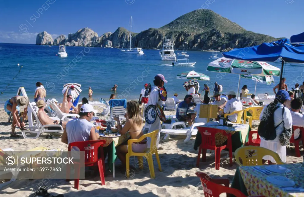 10646468, Baja California, Cabo San Lucas, guests, company, Mexico, Central America, Latin America, Playa Medano, beach holida