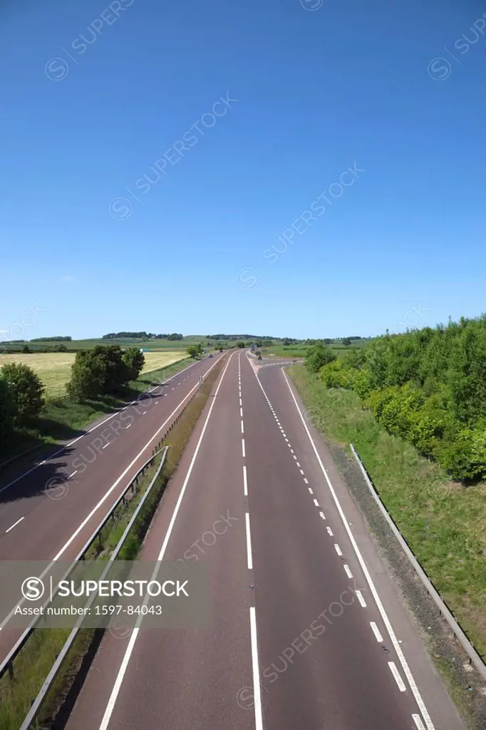 England, Empty Motorway