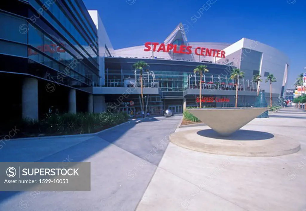 Staples Center, home to the NBA's Los Angeles Lakers, Los Angeles, California