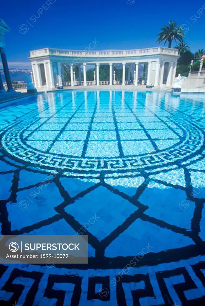 Neptune Pool at Hearst Castle, San Simeon, Central Coast, California