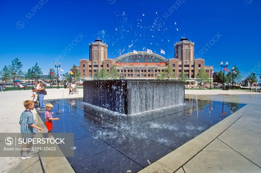 Water Fountain at Navy Pier, Chicago, Illinois
