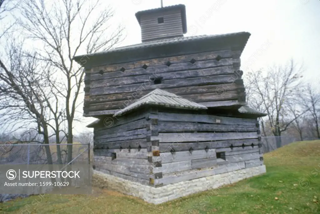 Fort Armstrong Blockhouse, Rock Island, Illinois