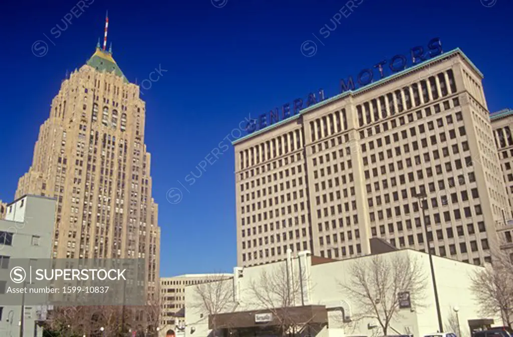 General Motors Headquarters in downtown Detroit, MI