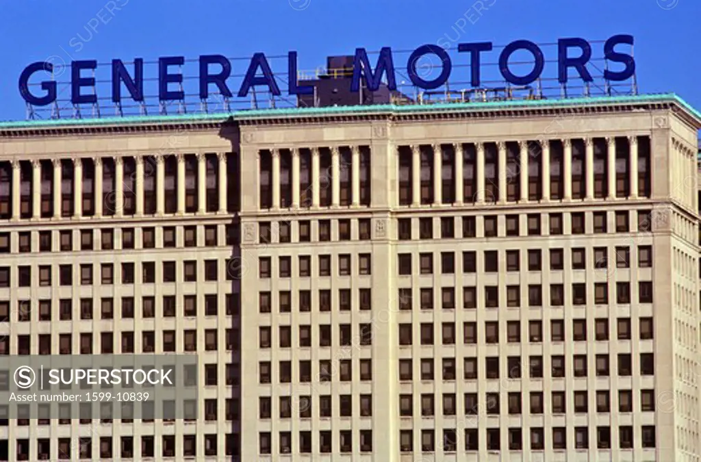 General Motors Headquarters in downtown Detroit, MI