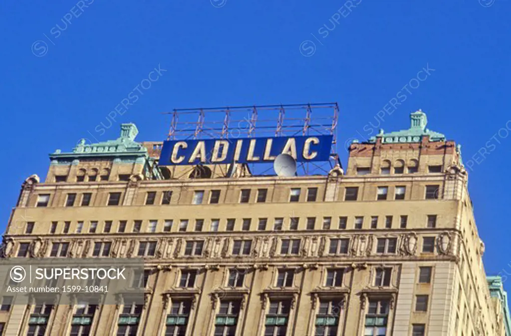 Cadillac Building in downtown Detroit, MI