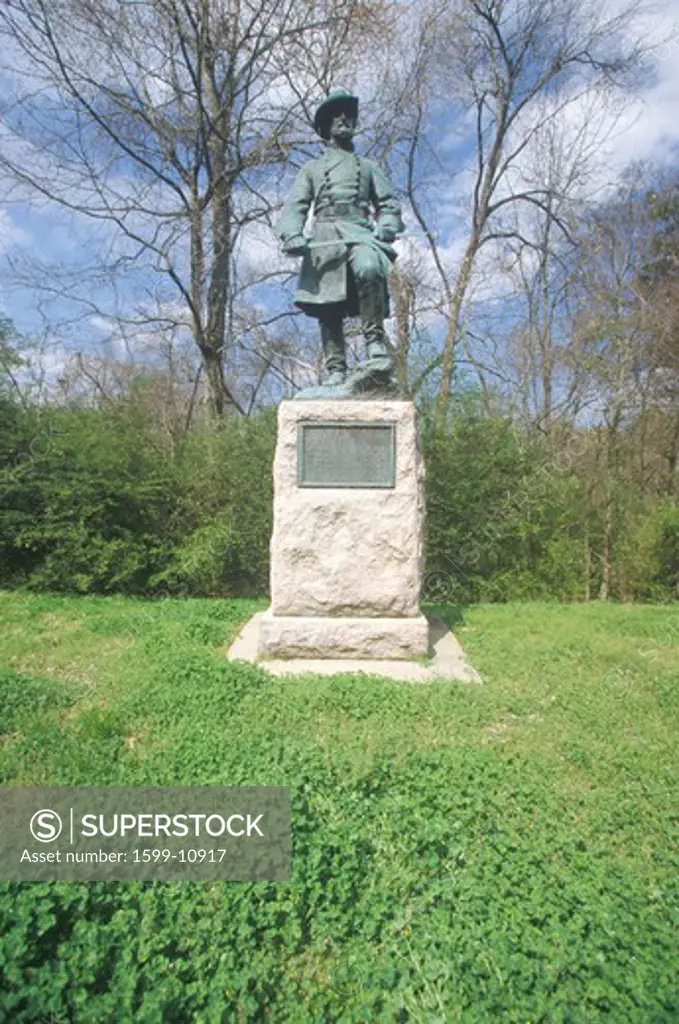 Memorial to Confederate Army Lieutenant General Steven Dill Lee of 1863, at Vicksburg National Military Park, MS