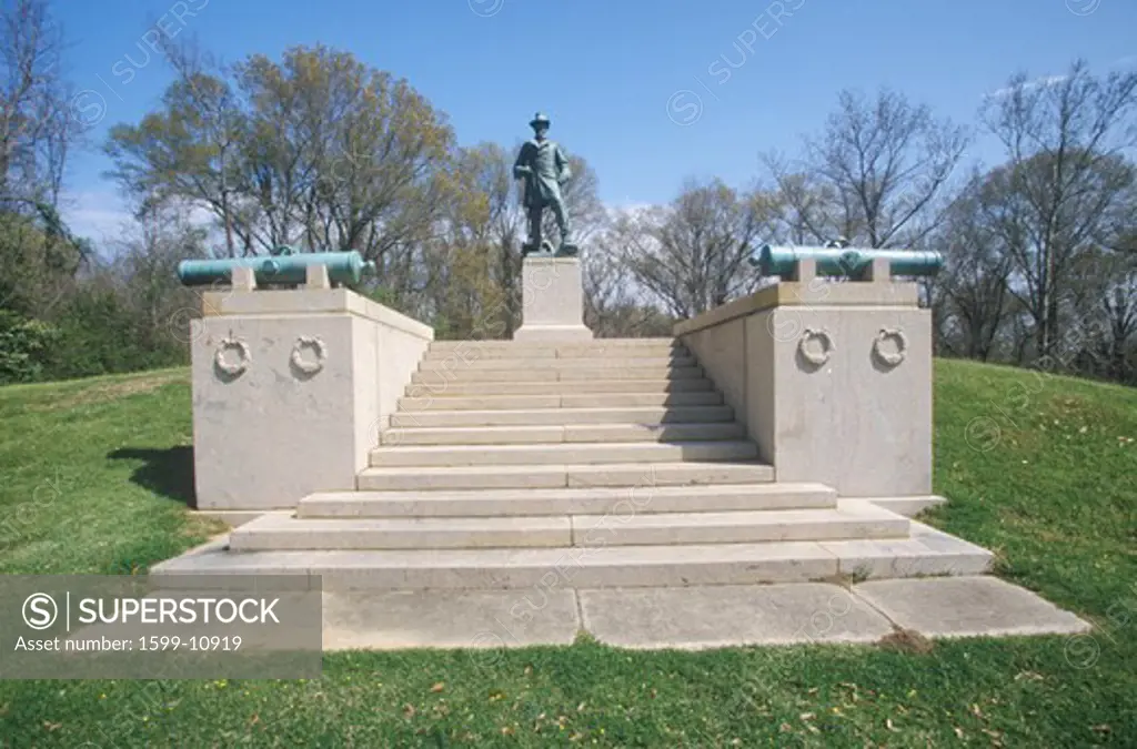 Memorial to US Lieutenant Colonel William Freeman Vilas of 1863 at Vicksburg National Military Park, MS