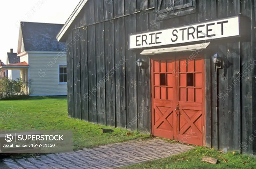 Barn at Erie Street in Erie Canal Village, Rome, NY