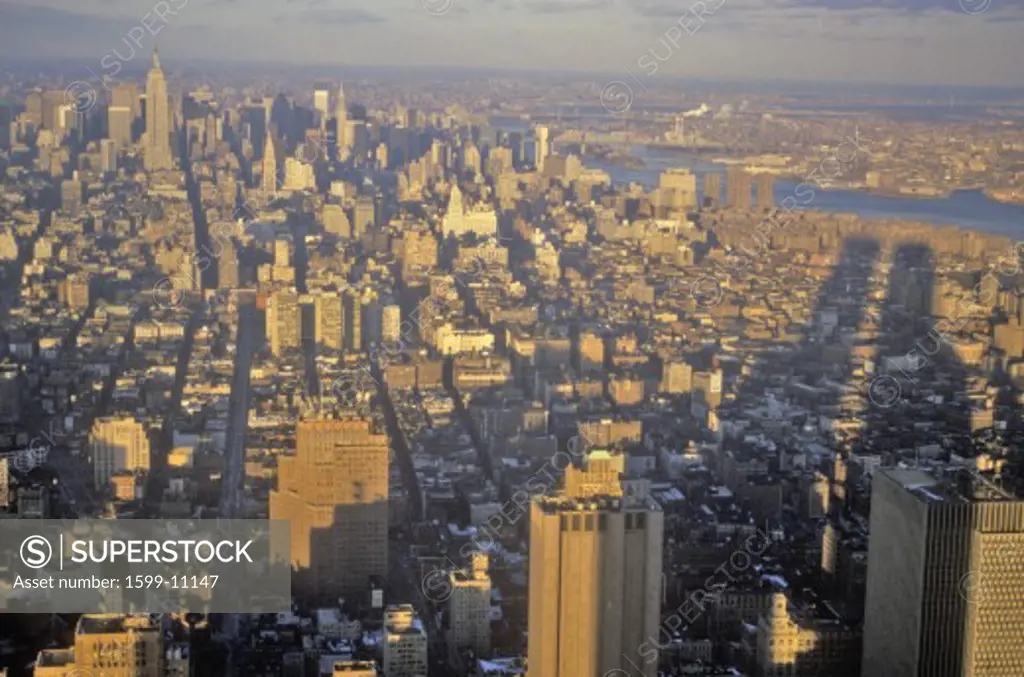 Skyline of Mid-town New York City, NY