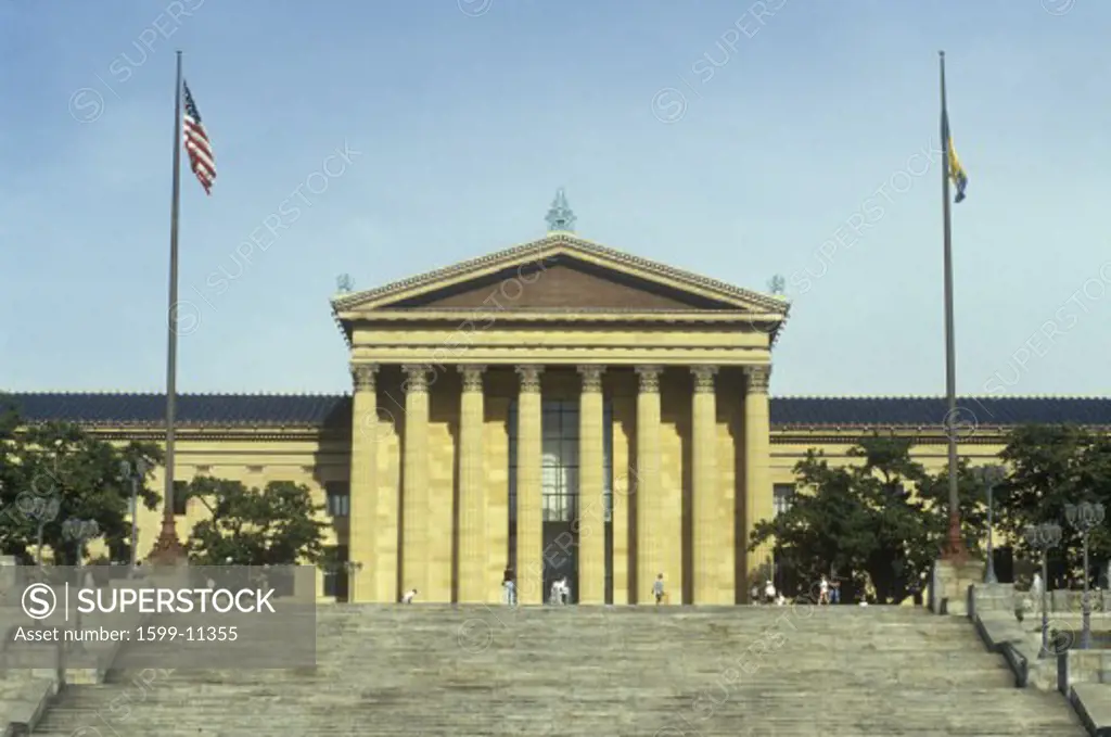 Entrance to the Philadelphia Museum of Art, Philadelphia, PA