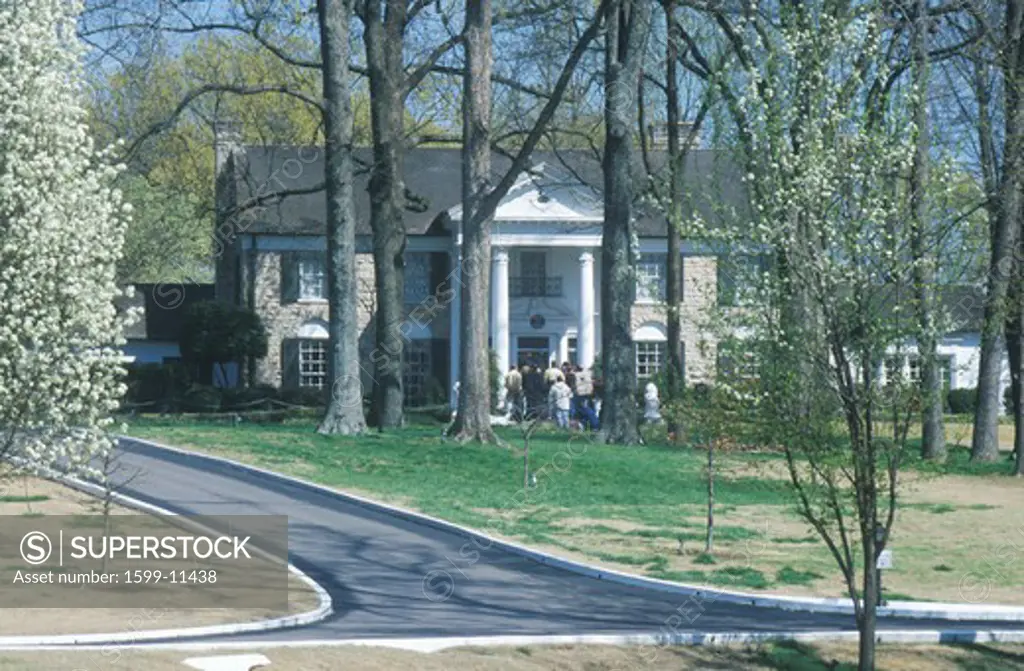 Entrance to Graceland, home of Elvis Presley, Memphis, TN
